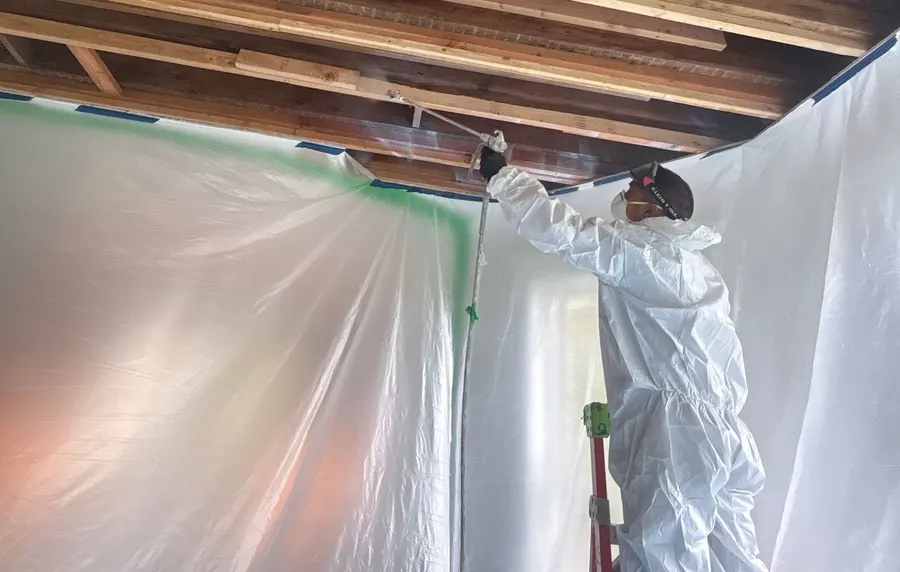 Basement Ceiling Joist Remediation in Manalapan, NJ, photo 1